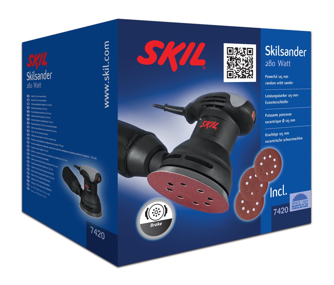 skil-7420-aa-exzenterschleifer-280w-125mm-staubbeutel image 3