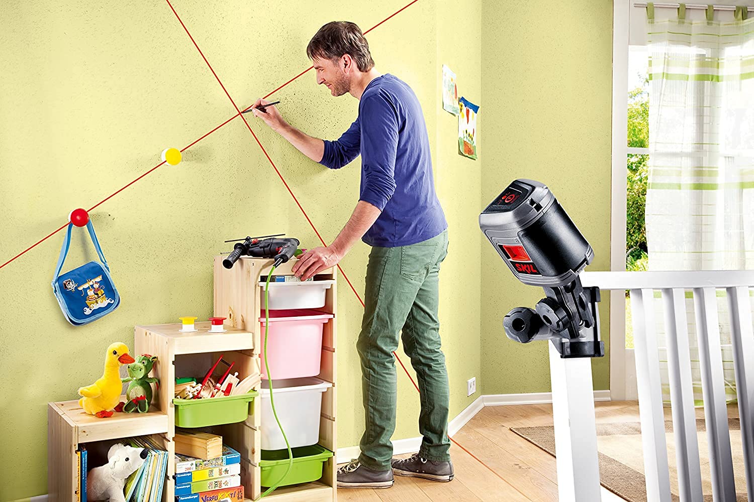 skil-0511-lasernivellierger-t-0551-detektor-set-10m image 6