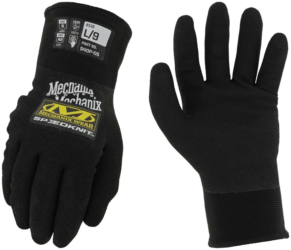 mechanix-wear-speedknit-handschuhe-xxl-schwarz-thermal image 1