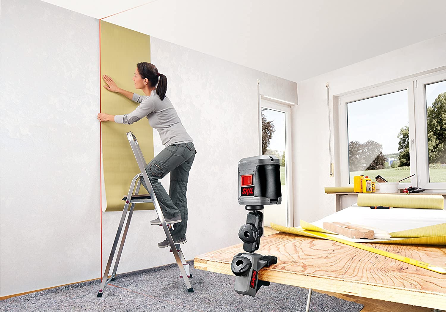 skil-0511-lasernivellierger-t-0551-detektor-set-10m image 5