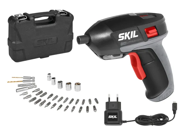 skil-2636-ad-akkuschrauber-3-6v-mit-koffer-35-bits-led image 1