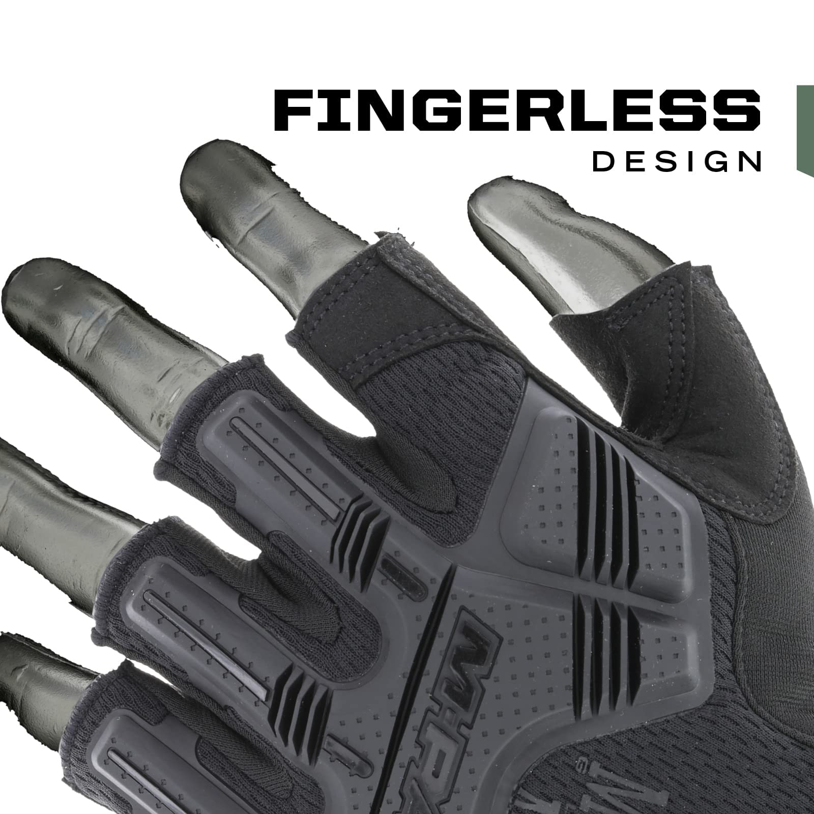 mechanix-wear-m-pact-fingerless-handschuhe-m-schwarz image 3