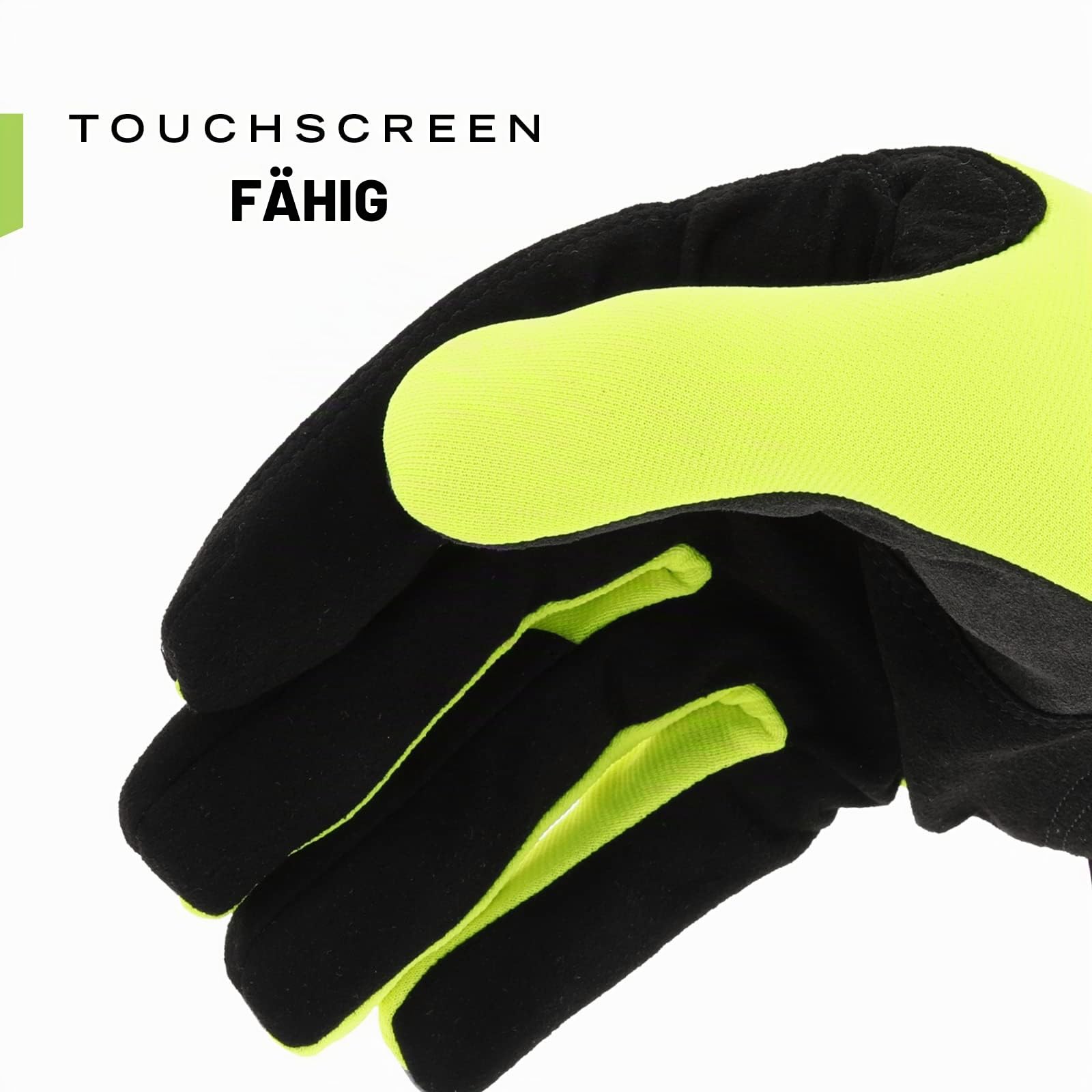 mechanix-wear-fastfit-handschuhe-l-neongelb-touchscreen image 3