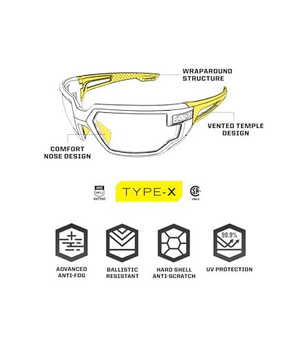 mechanix-type-x-schutzbrille-schwarz-klar-antibeschlag image 7