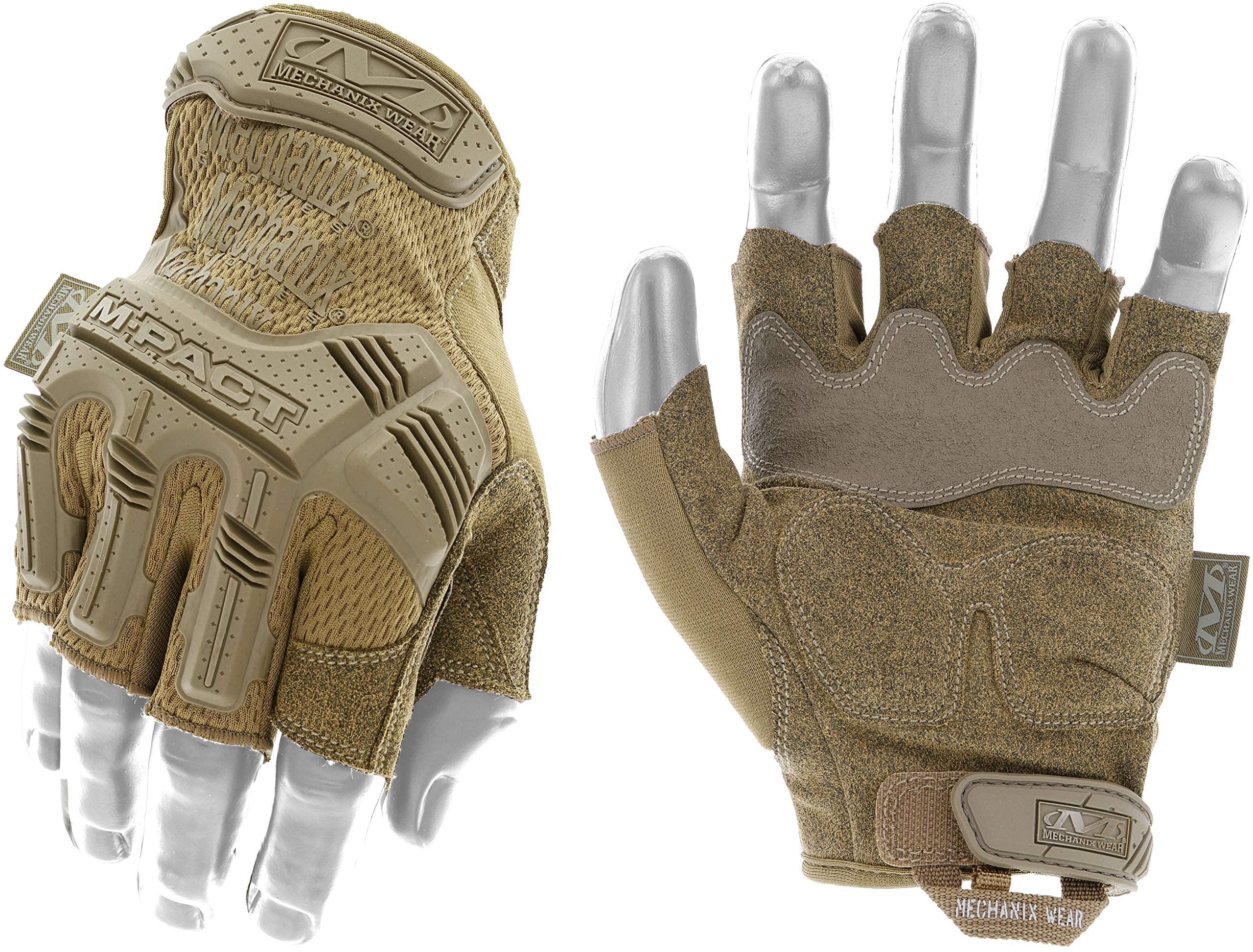 mechanix-wear-m-pact-fingerless-arbeitshandschuhe-coyote-d3o image 1