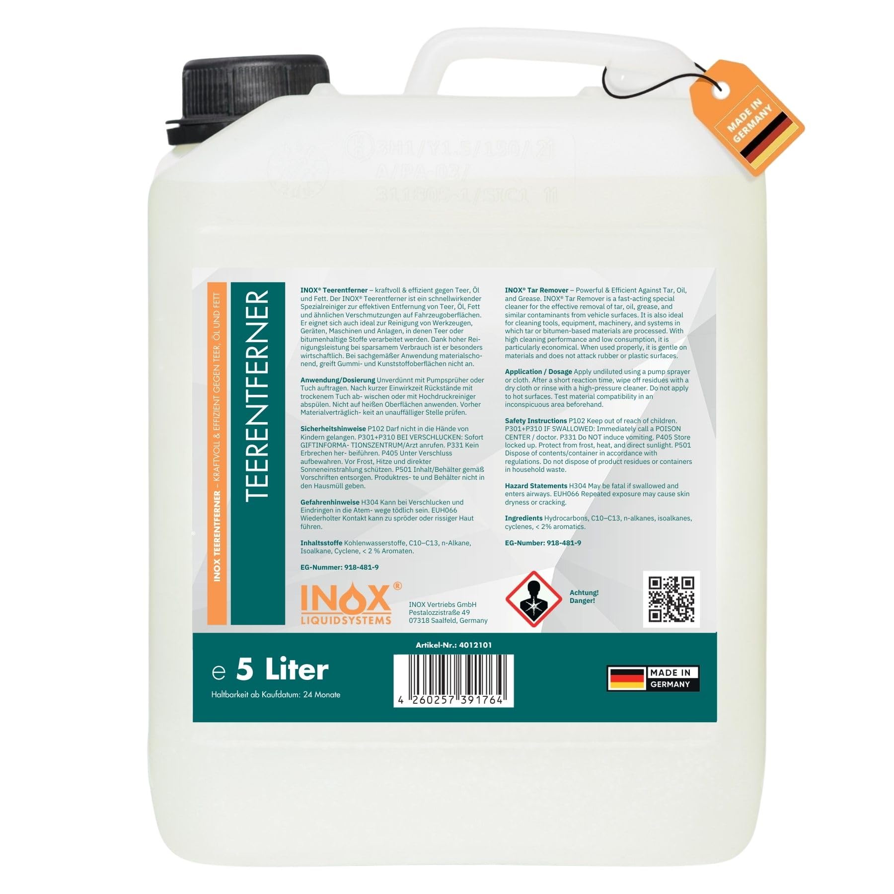 inox-teerentferner-auto-5-liter-f-r-teer-bitumen-harz image 1