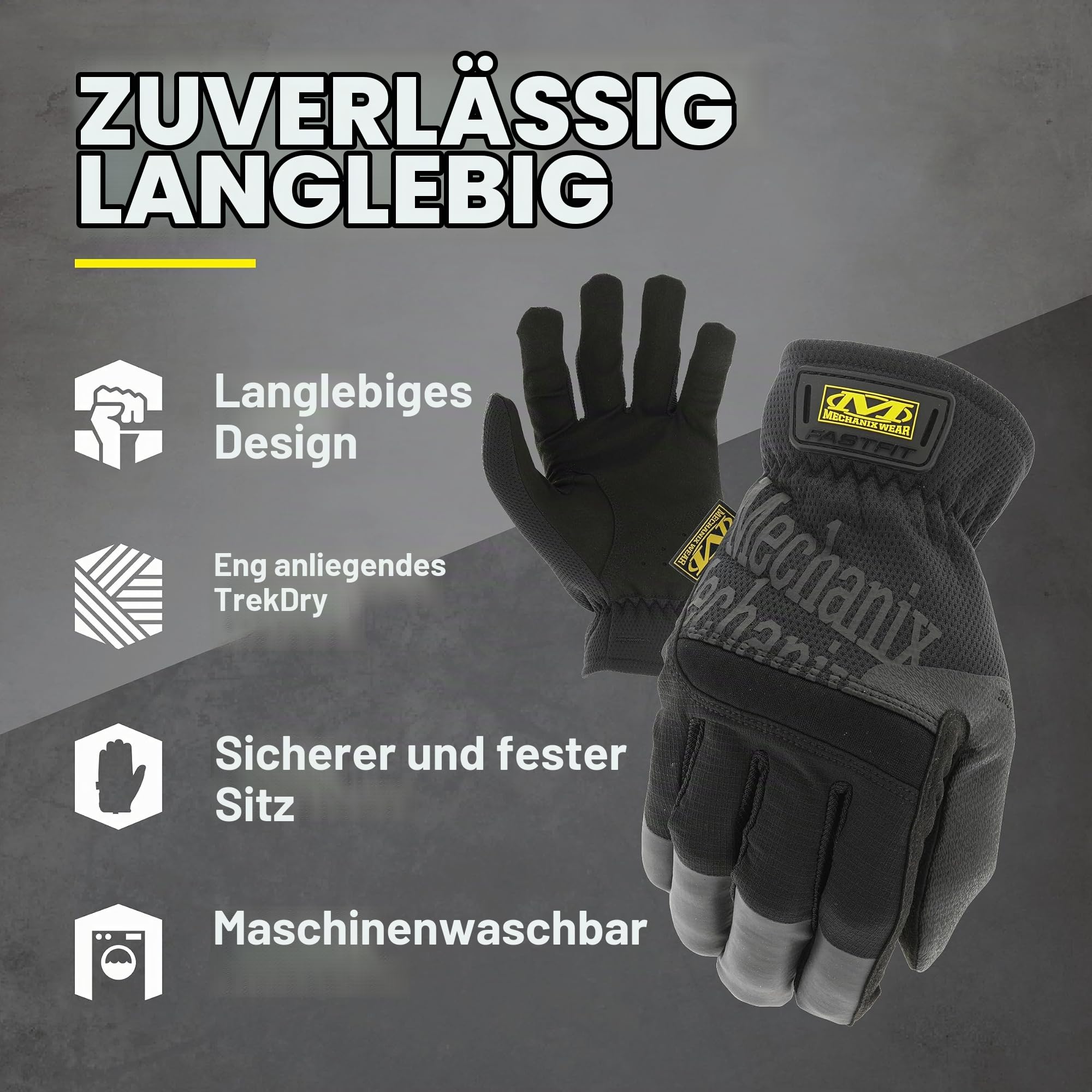 mechanix-wear-fastfit-arbeitshandschuhe-l-schwarz-touchscreen image 2