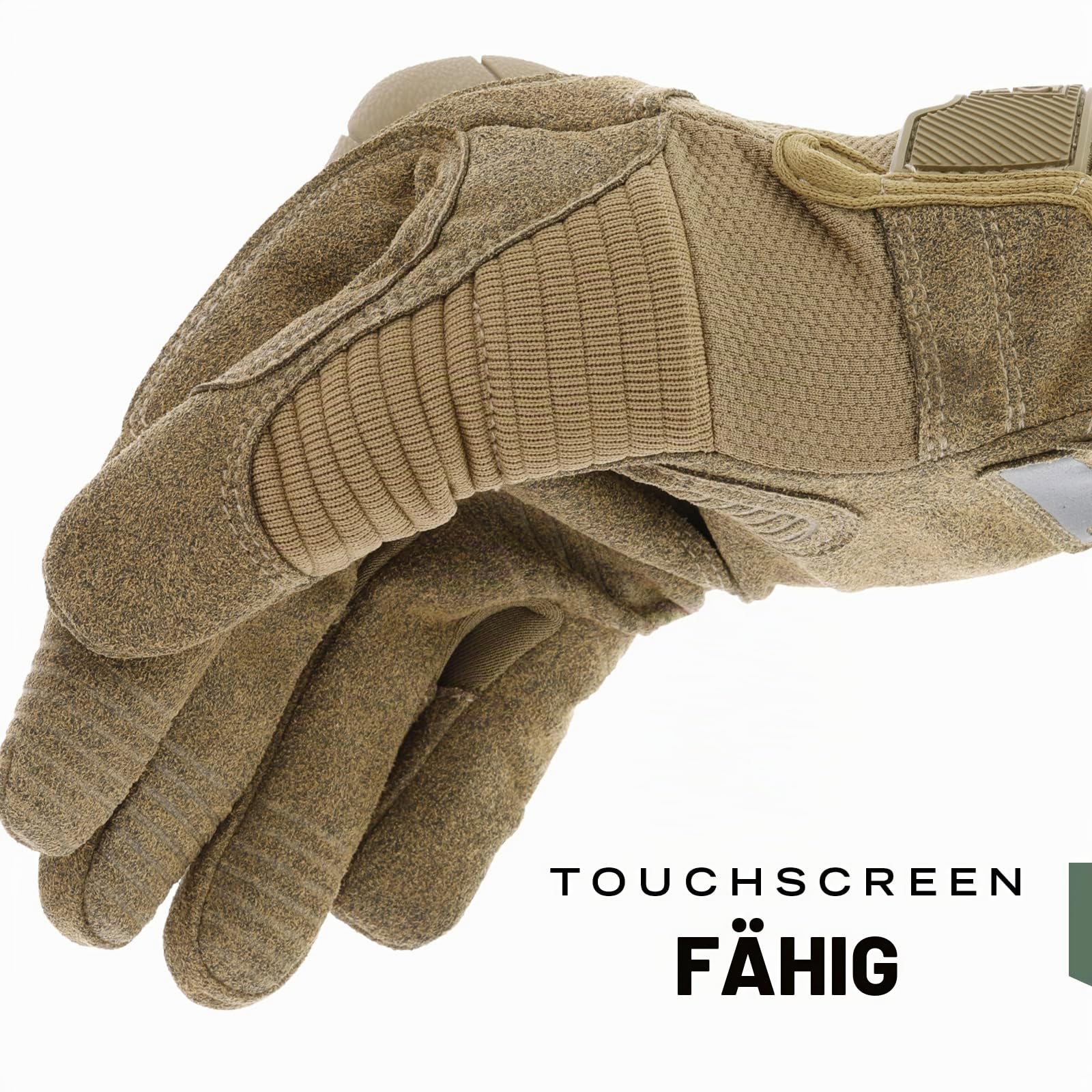 mechanix-wear-m-pact-handschuhe-xs-coyote-brown-touchscreen image 2