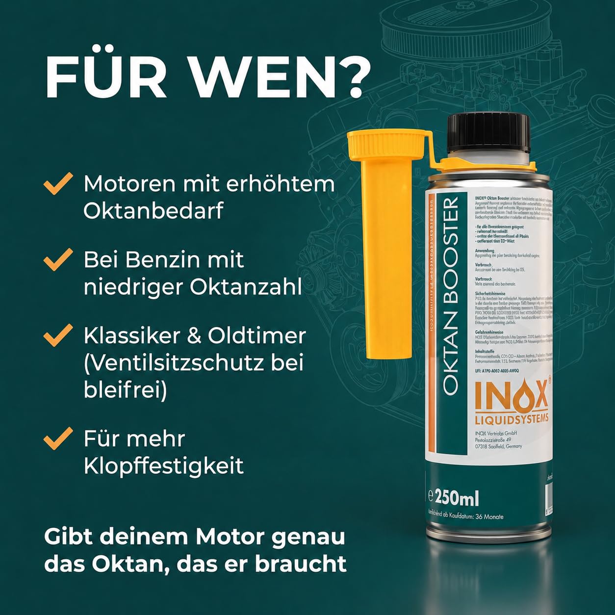 inox-oktan-booster-benzin-additiv-6x250-ml-systemreiniger image 6